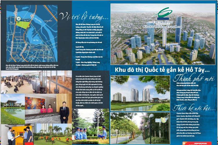 Phối cảnh tống thể biệt thự khu Q Ciputra